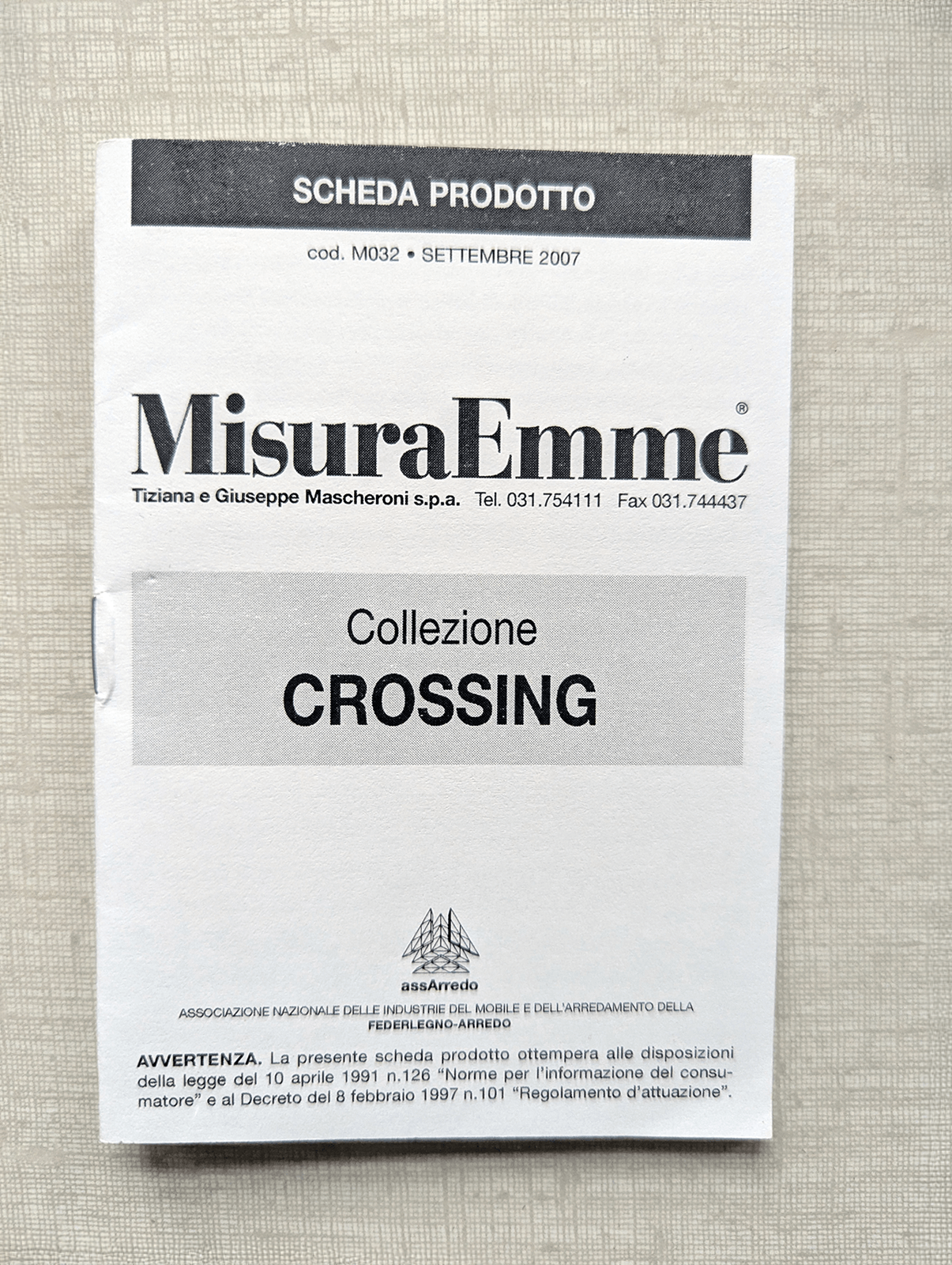 MisuraEmme cabinet with shelves – Crossing model – Italy