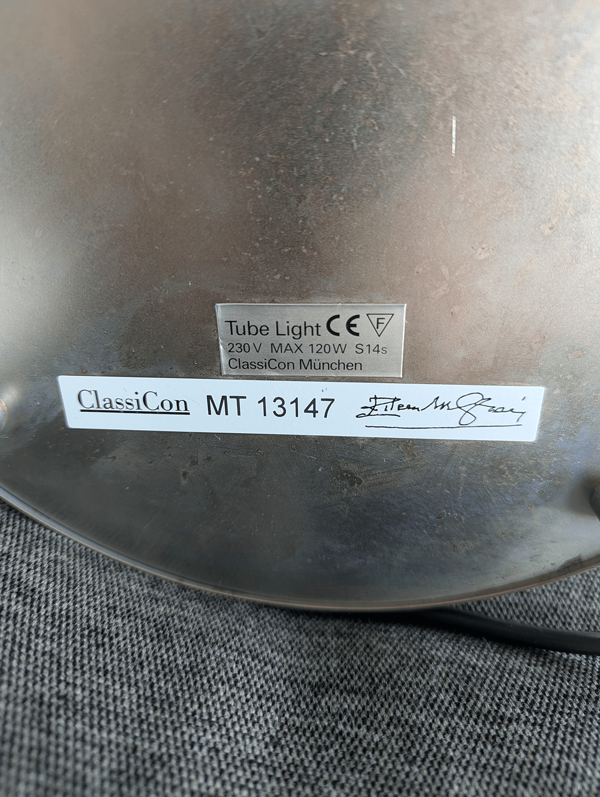 ClassiCon “Tube” Floor Lamp – Floor Lamp – Eileen Gray