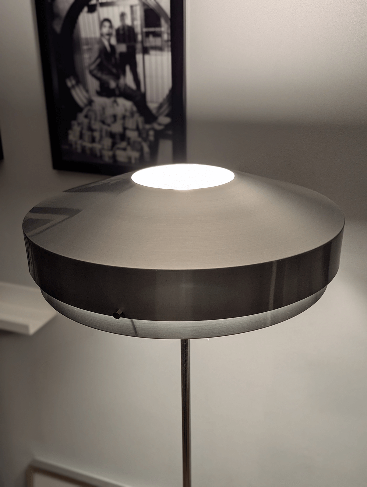 Gispen/Evolux Floor Lamp – Stainless Steel & Chrome – (1970s)