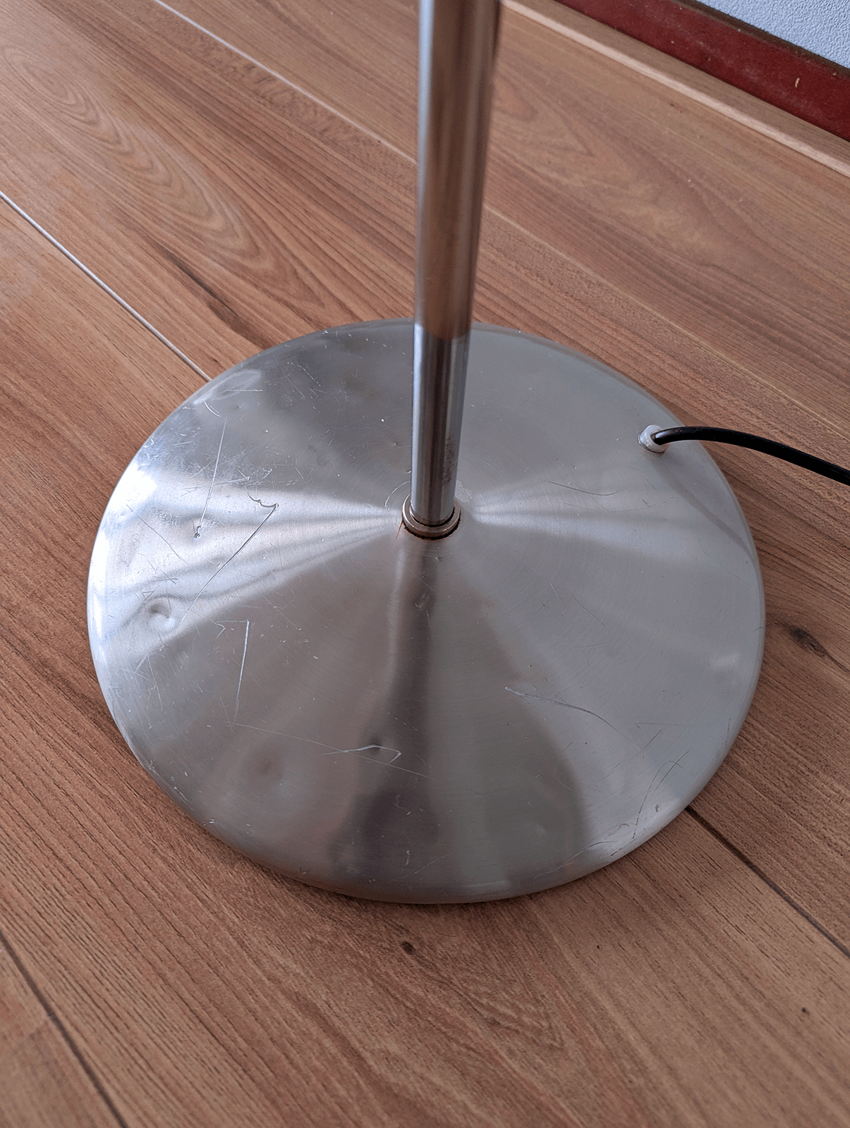 Gispen/Evolux Floor Lamp – Stainless Steel & Chrome – (1970s)