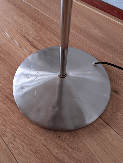 Gispen/Evolux Floor Lamp – Stainless Steel & Chrome – (1970s)