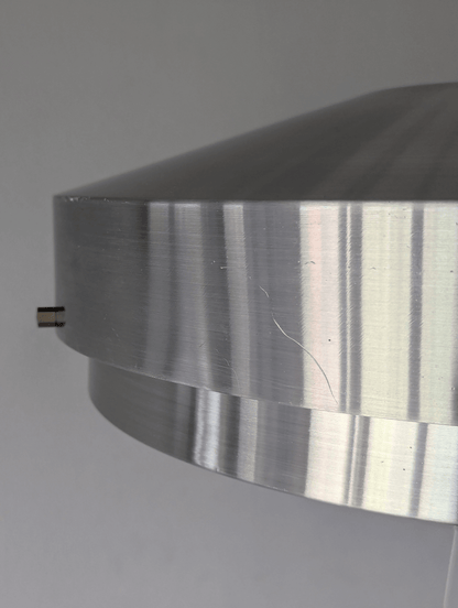 Gispen/Evolux Floor Lamp – Stainless Steel & Chrome – (1970s)