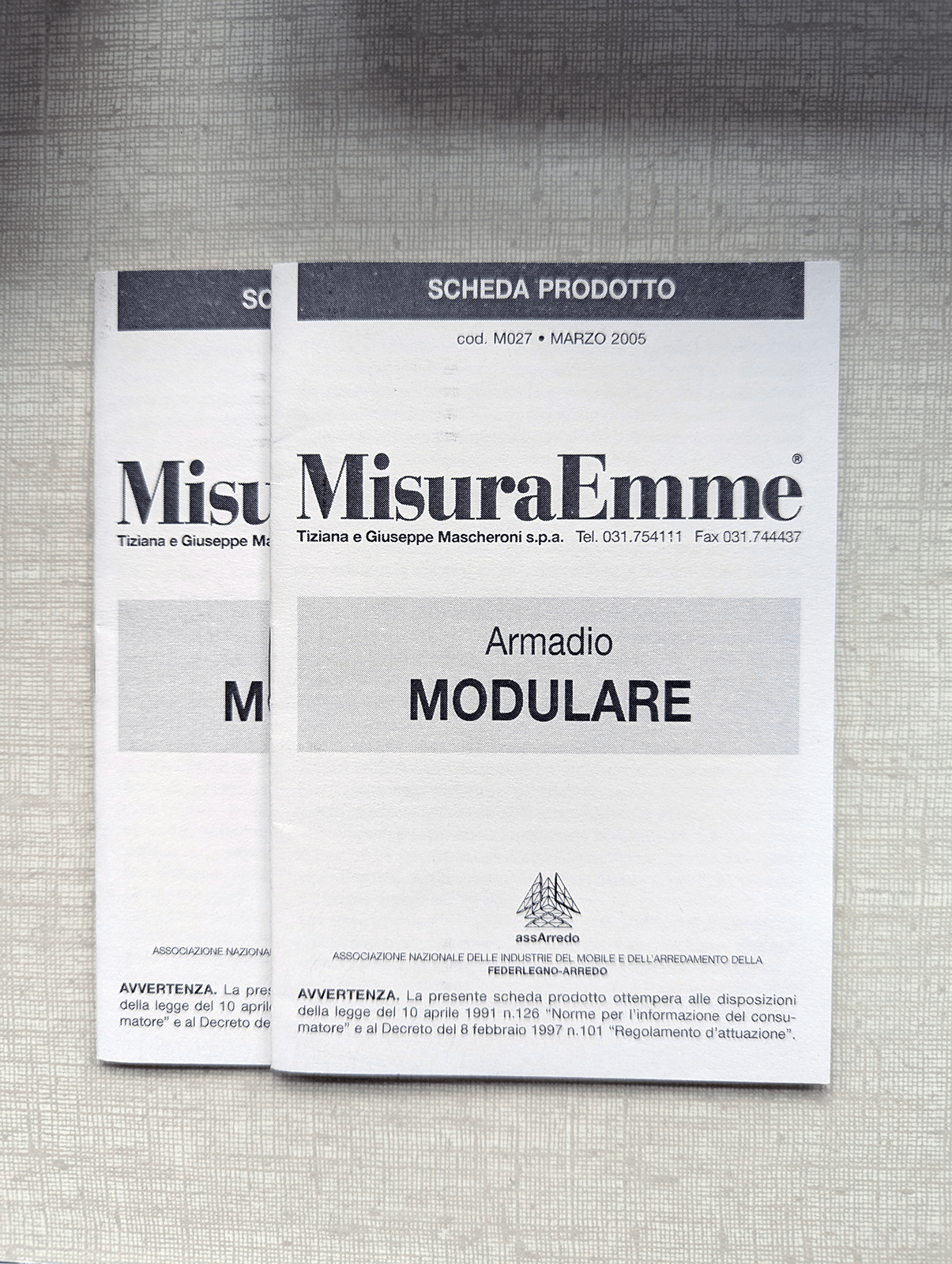 MisuraEmme Modular Room Divider Cabinet – Dual-Sided – Italy