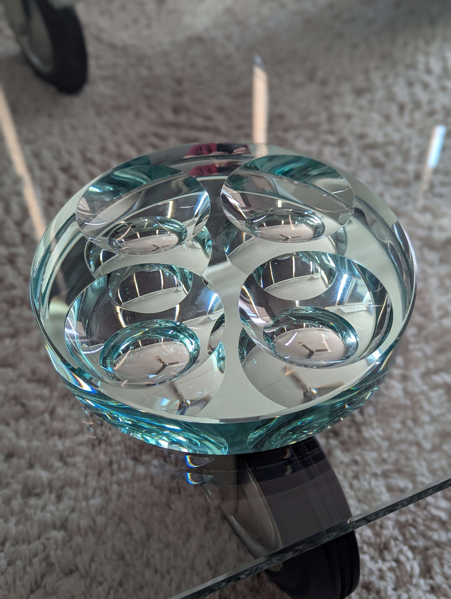 Fontana Arte “Vide Poche” Glass Bowl – Design by Max Ingrand – 1960s