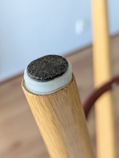 Vitra “Tabouret Haut” Bar Stool – Prouvé Edition 2002 – Natural Oak