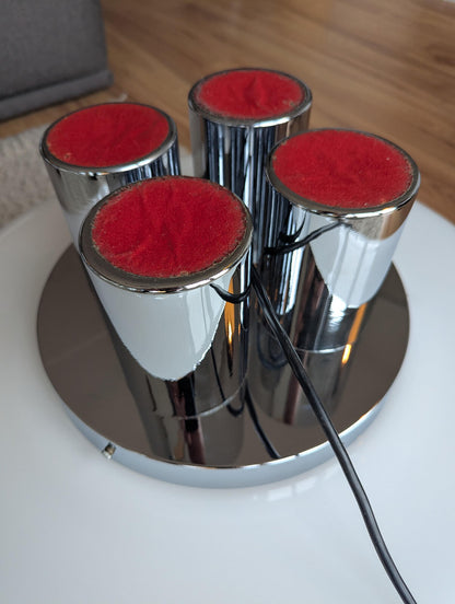 Sergio Mazza & Giuliana Gramigna “Magnolia” XL Tafellamp – Quattrifolio (1973)