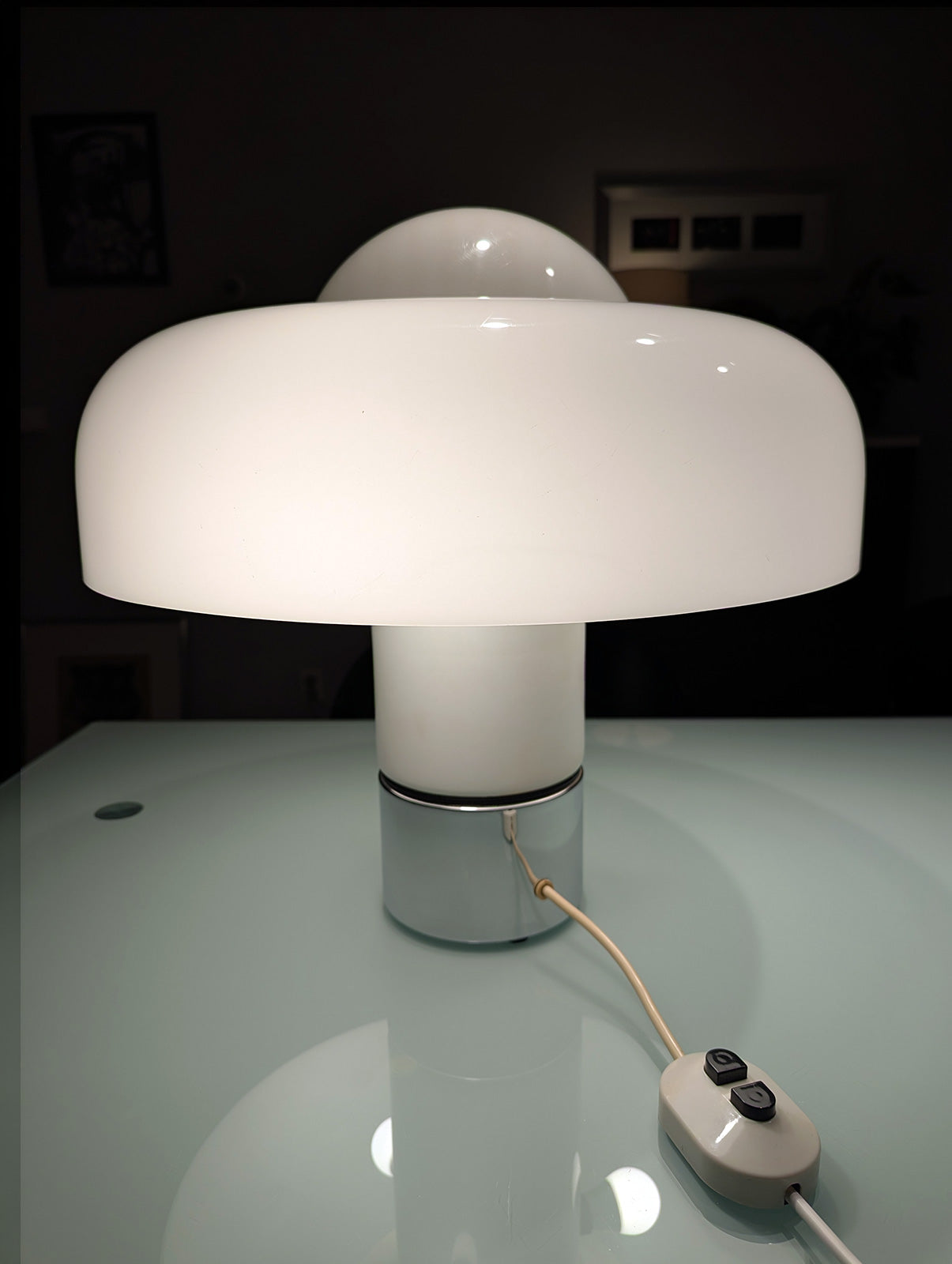 Luigi Massoni “Brumbry” Table Lamp - Harvey Guzzini (1969)