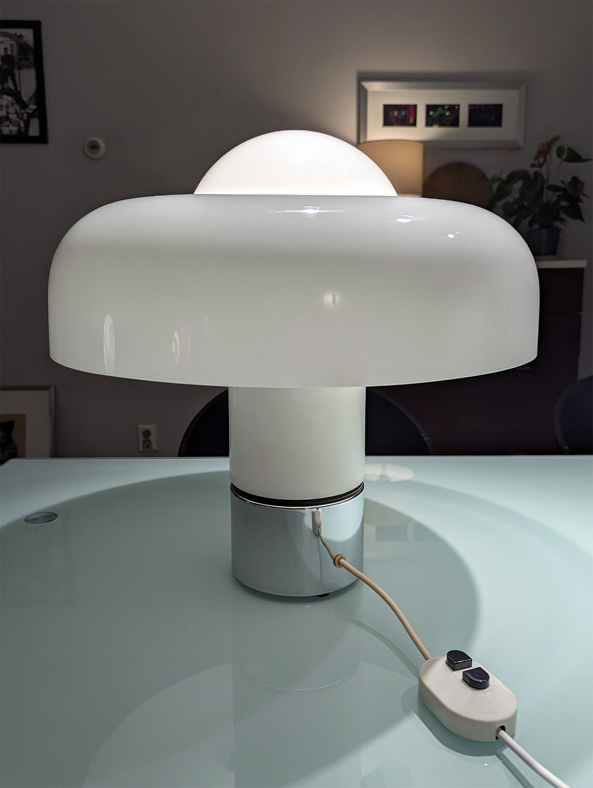 Luigi Massoni “Brumbry” Table Lamp - Harvey Guzzini (1969)