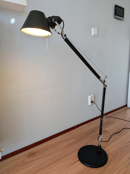 (Large) Artemide Tolomeo Tavolo Desk Lamp - Black Aluminium