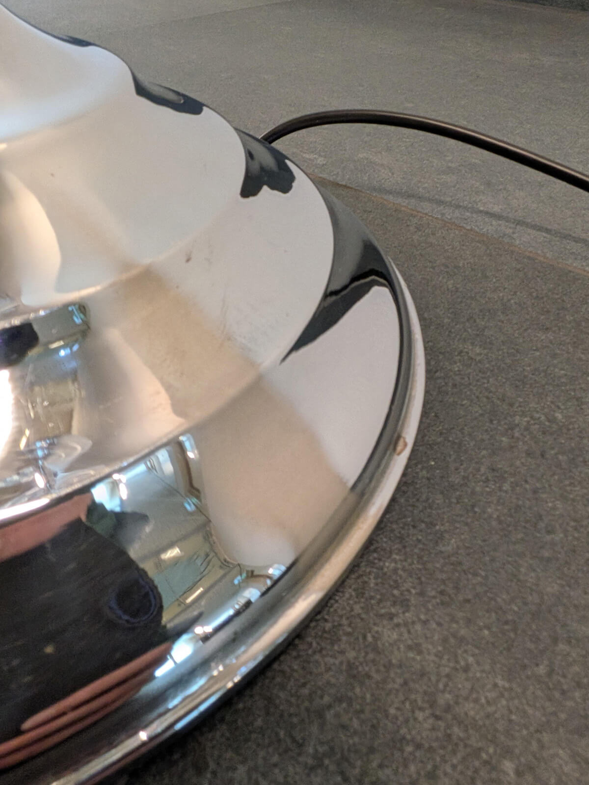 Art Deco Uplighter Vloerlamp - Jaren ’80 Chroom - Streamline Moderne