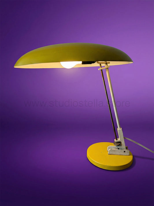 Nedalo Bureau- / Tafellamp – Schotelkap (1950s)