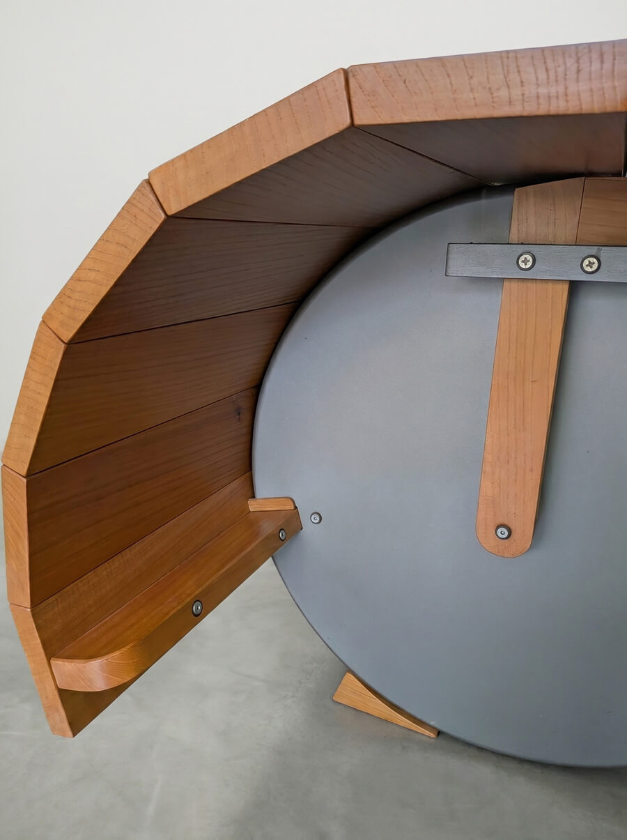 The Atelier Table - Custom Made Unique Design Extendable Table (98-197cm) - Beech Wood