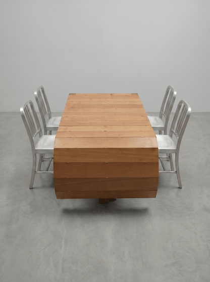 The Atelier Table - Custom Made Unique Design Extendable Table (98-197cm) - Beech Wood